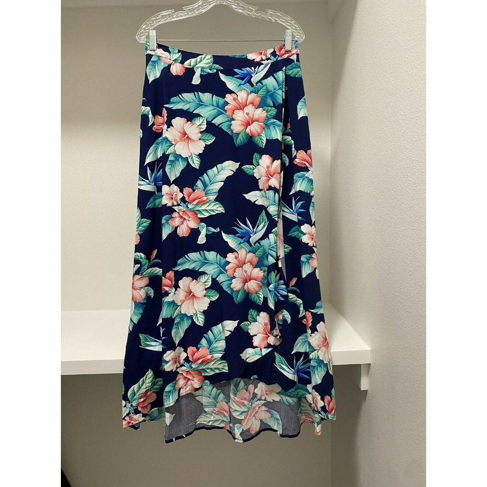 NWT Tommy Bahama Floristic Approach Hawaiian Print Maxi Skirt Size 6